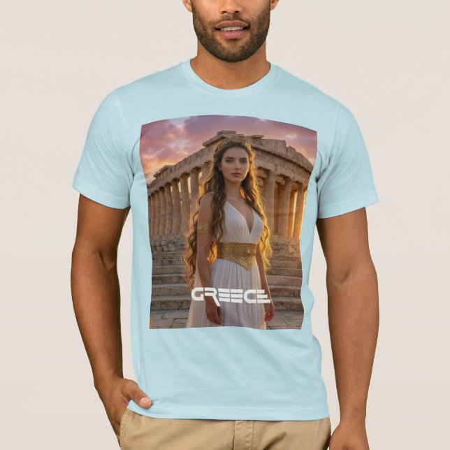 Grekland - Akropolis T Shirt (Framsida)