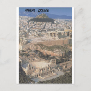 Grekland Atens ördion Parthenon (St.K.) Vykort