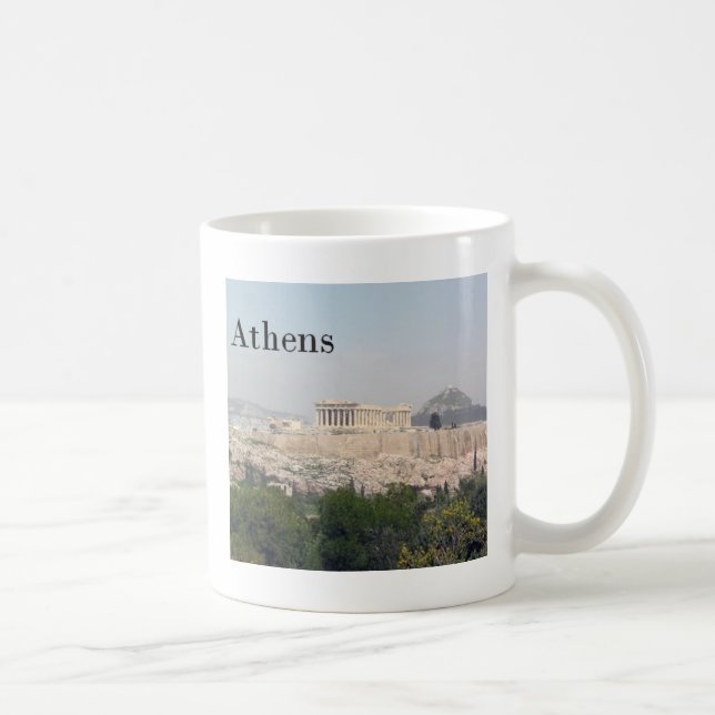 Grekland Athens Acropolis Kaffemugg (Höger)