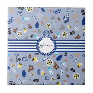 Grekland: berömdar i land kakelplatta