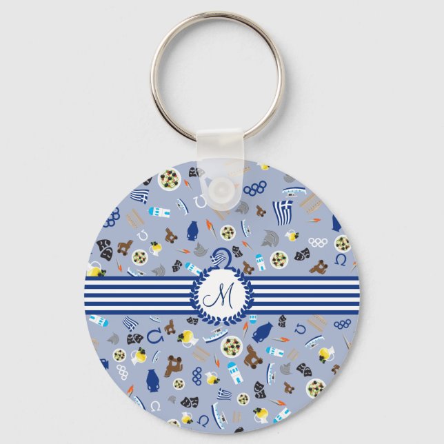 Grekland: berömdar i land nyckelring (Framsida)