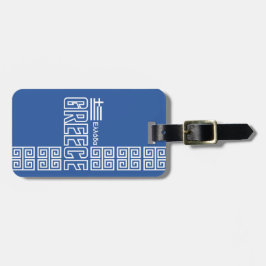 GREKLAND beställnings- bagagemärkre Bagagebricka