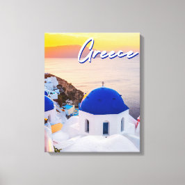 Grekland Canvastryck