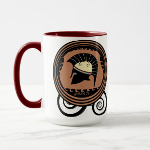 Grekland Corinthian Helmet Mugg