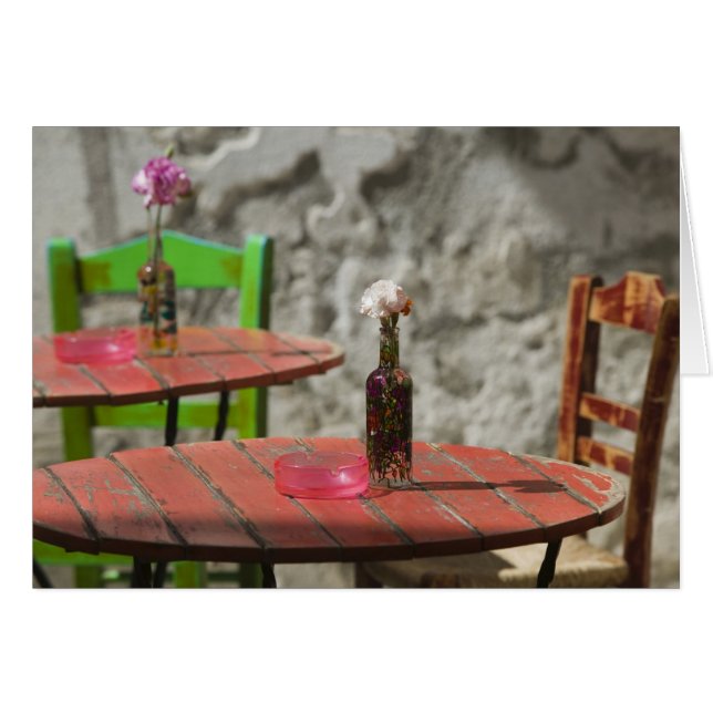 GREKLAND, CRETE, Hania Province, Hania: Colorful Hälsningskort (Framsidan Horizontal)