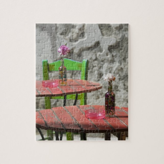 GREKLAND, CRETE, Hania Province, Hania: Färgstark  Pussel (Vertikal)