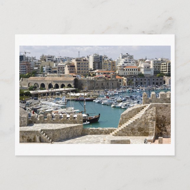 Grekland Crete Heraclion Vykort (Framsida)