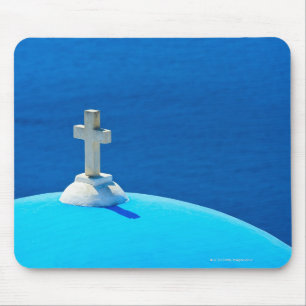 Grekland Cyclades öar, Santorini, Oia, kyrka Musmatta