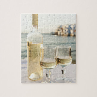 Grekland, Cyklaöarna, Mykonos, Vin, bord Pussel