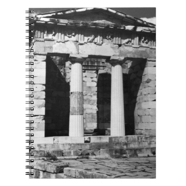 Grekland Delphi Athenian Treasury 1970 Anteckningsbok (Framsidan)
