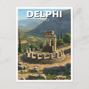 Grekland Delphi Travel Vykort