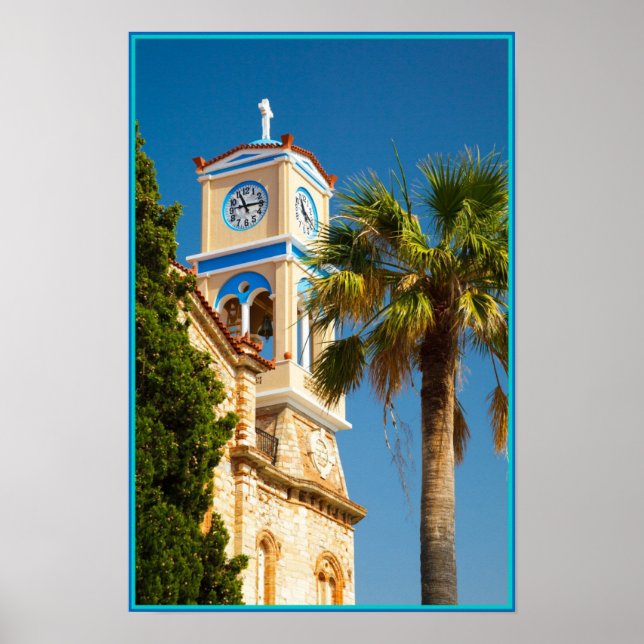 Grekland - den ortodoxa grekiska kyrkan med Handfl Poster (Framsidan)
