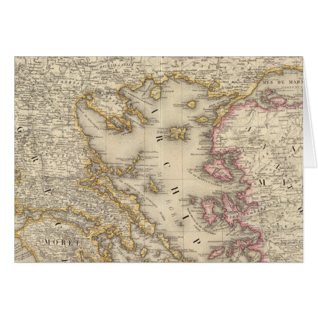 Grekland Europa 27 Hälsningskort (Framsidan Horizontal)