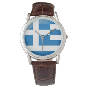Grekland flagga armbandsur