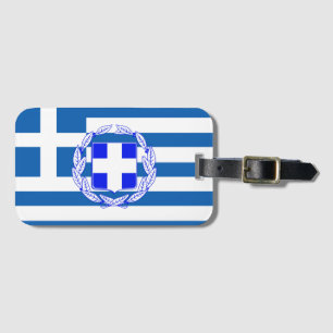 Grekland flagga bagagebricka