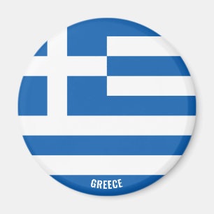Grekland Flagga Charming Patriotic Magnet