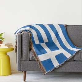 Grekland flagga filt