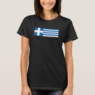 Grekland Flagga Hellas Ellada Thessaloniki Salonik T Shirt