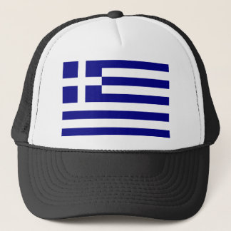 Grekland-Flagga Keps