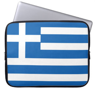 Grekland Flagga Laptop Fodral