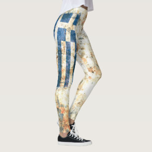 Grekland flagga leggings