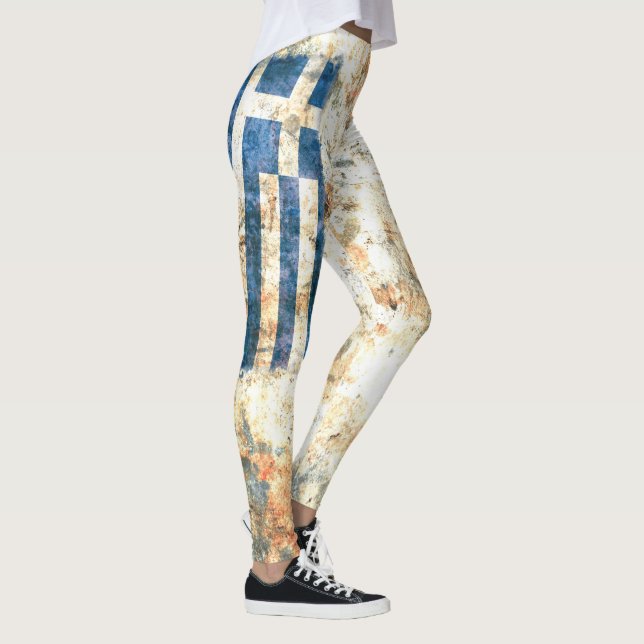 Grekland flagga leggings (Höger)