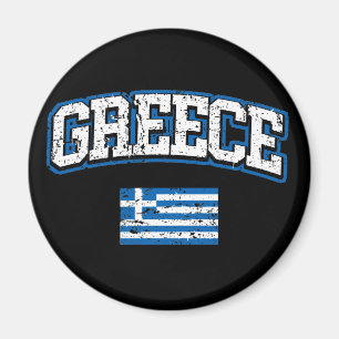 Grekland Flagga Magnet