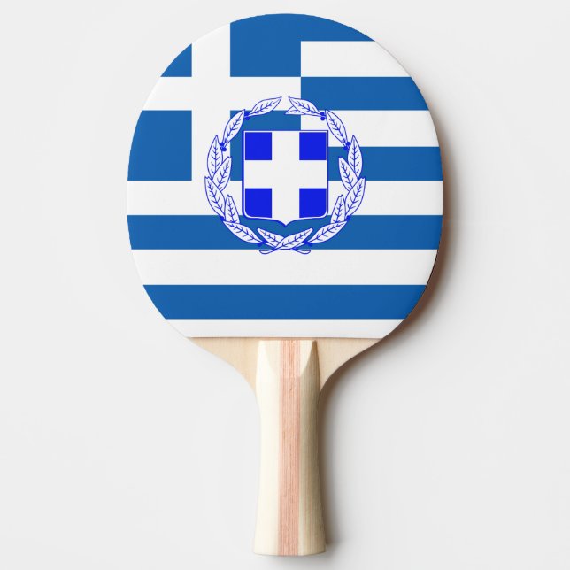 Grekland flagga pingisracket (Framsidan)