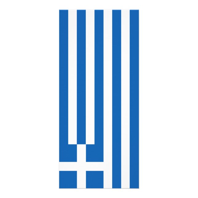 Grekland flagga reklamkort (Framsidan)