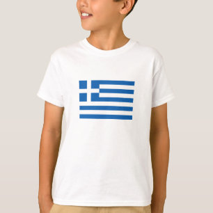 Grekland Flagga T Shirt