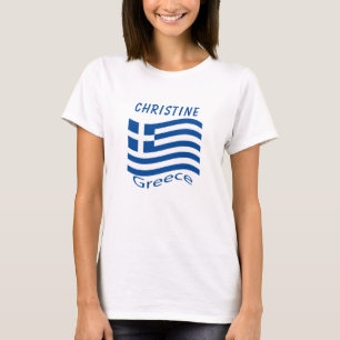 Grekland Flagga T-Shirt
