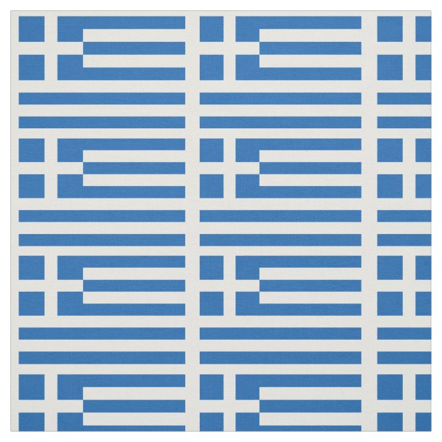 Grekland Flagga Tyg (Provkarta)