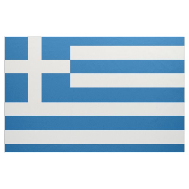 Grekland Flagga Tyg (Yard)