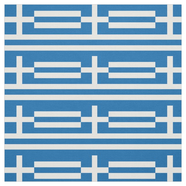 Grekland Flagga Tyg (Provkarta)