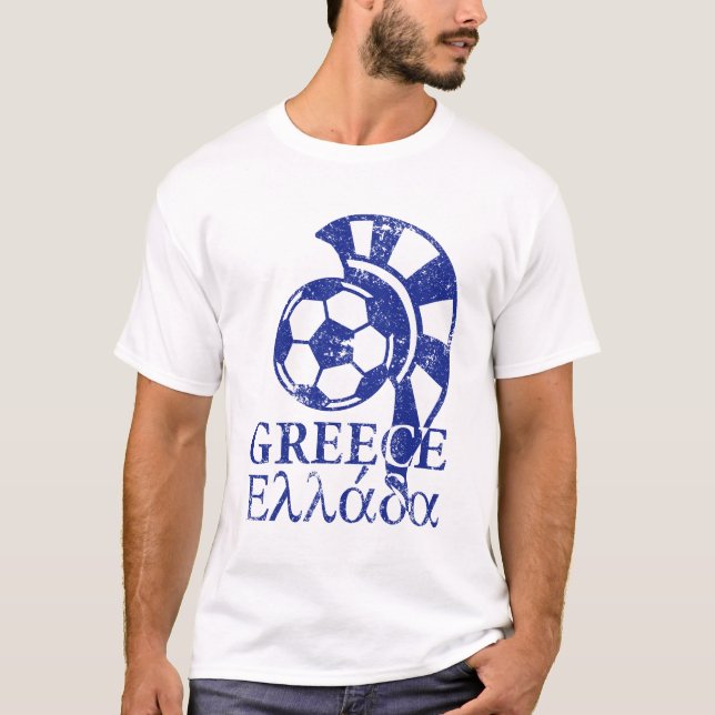 Grekland fotboll t shirt (Framsida)