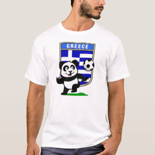 Grekland fotbollPanda (ljusa skjortor) T-shirt