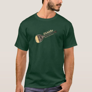 Grekland grekisk bouzoukimusik t shirt