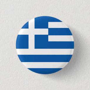 Grekland (grekiska) Flagga Knapp