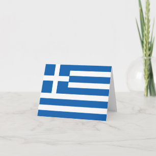 Grekland (grekiska) Flagga Kort