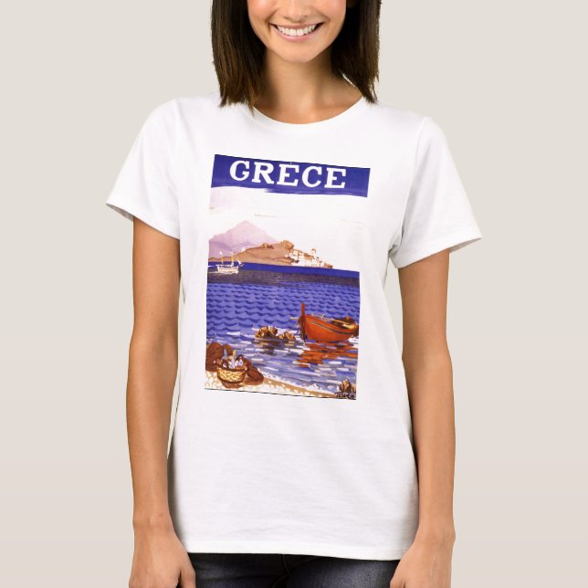 Grekland Grekland Tee Shirt (Framsida)