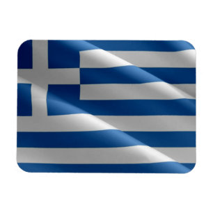 Grekland - Greklands flagga - Magnet