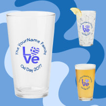 Grekland Hjärtflagga Blå KÄRLEK Personlig 