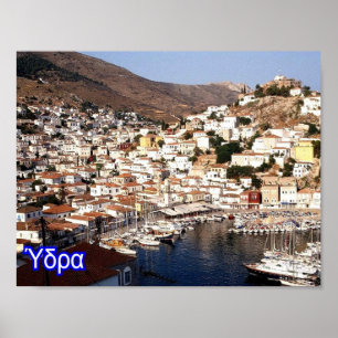 Grekland - Hydra - ön - Poster