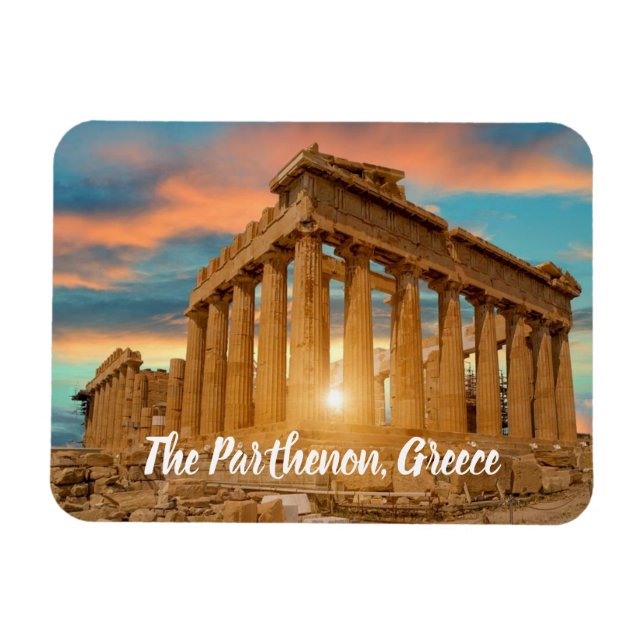 Grekland i Parthenon-partylisen Magnet (Horisontell)