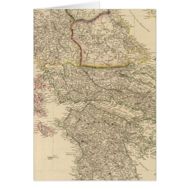 Grekland, Joniska öarna Hälsningskort (Framsidan)