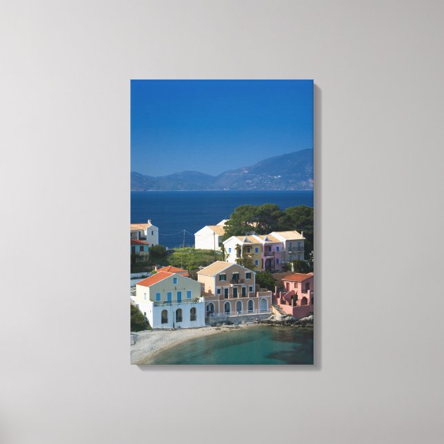 Grekland, Joniska öarna, KEFALONIA, Assos: Canvastryck (Framsida)