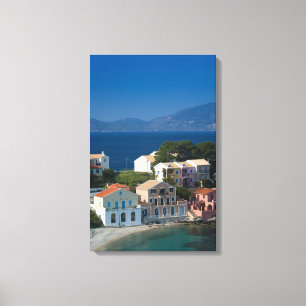 Grekland, Joniska öarna, KEFALONIA, Assos: Canvastryck