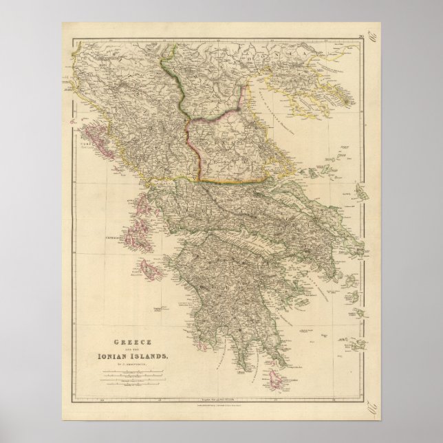 Grekland, Joniska öarna Poster (Framsidan)