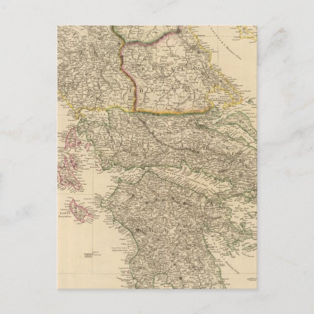 Grekland, Joniska öarna Vykort (Framsida)