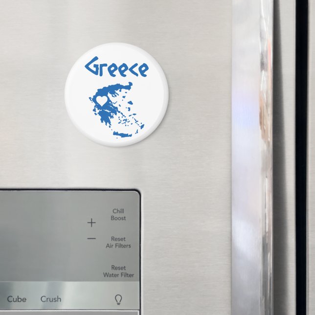 Grekland Karta Magnet (In Situ (Fridge))